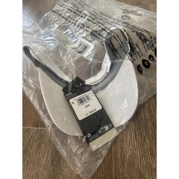 New Under Armour Women's Launch Run Visor White color tennis hat one size - Picture 4 of 9